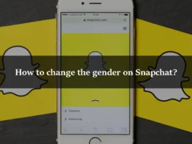 How to change the gender on Snapchat