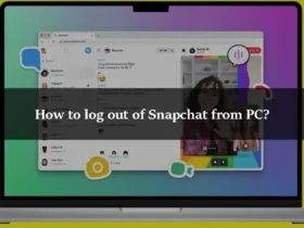 How to log out of Snapchat from PC